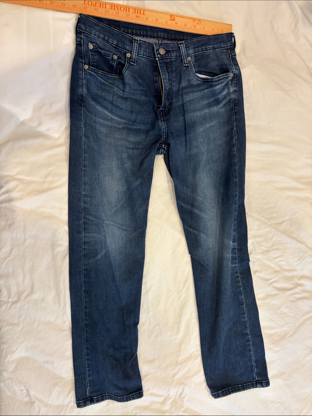 Levi's Men's Dark Blue Straight Jeans